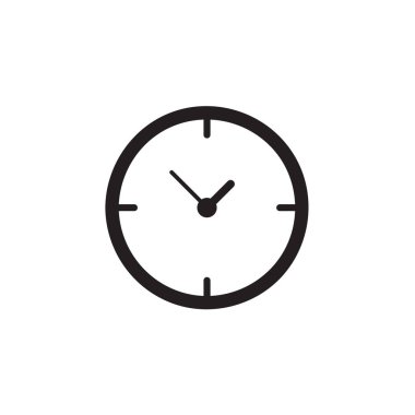 Saat simgesi vektör çizim, Eps10.