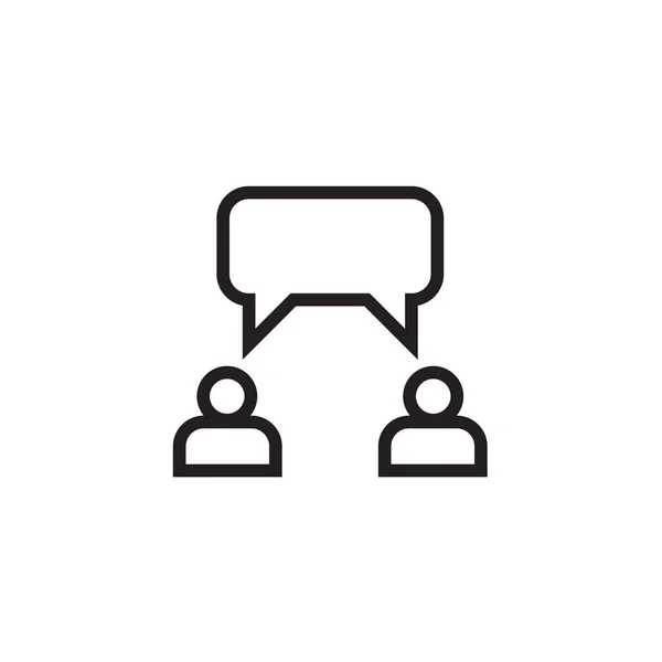 Icona di conversazione, logo, app e progettazione dell'interfaccia utente — Vettoriale Stock