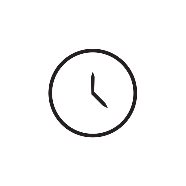 Icono del reloj Ilustración vectorial, EPS10  . — Archivo Imágenes Vectoriales