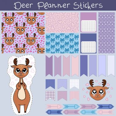 geyik planlayıcısı çıkartmaları 2