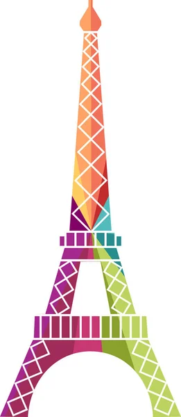 Ilustración torre eiffel — Archivo Imágenes Vectoriales