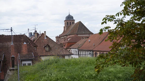 Panorama Alsaského Města — Stock fotografie