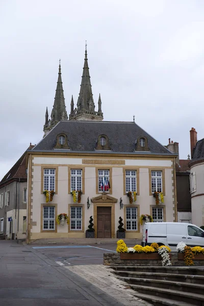 Hôtel Ville Dans Village Bourgogne France — Photo