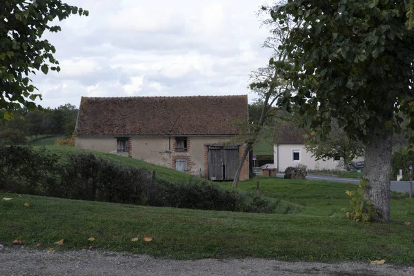 Gazdaépítés Burgundiában Franciaország — Stock Fotó