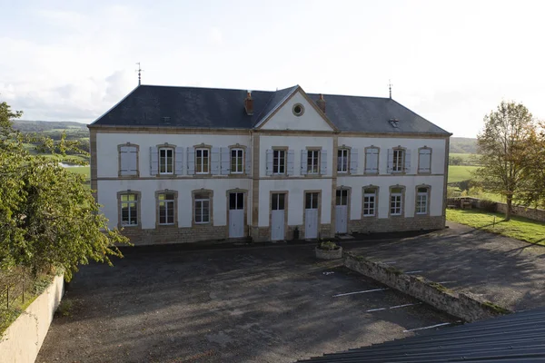 Edifício Antigo Usado Como Sala Polivalente Salão Festivais Morvan Borgonha — Fotografia de Stock