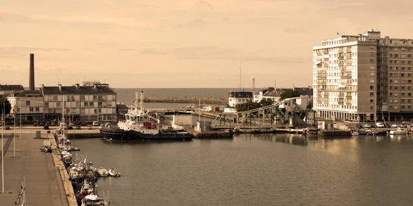 Vista Sobre Porto Saint Nazaire França — Fotografia de Stock