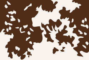 Kahverengi ve beyaz sığır derisi dokusu