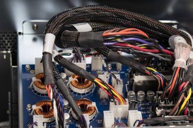 Bir thechnolojik cihazın elektronik kartı