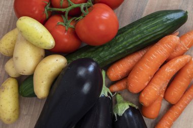 Taze ve çiğ sebze çeşitleri