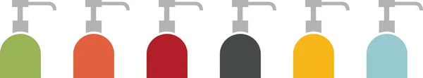Ícone Colorido Uma Garrafa Gel Hidroalcoólico Para Desinfetar Mãos — Vetor de Stock