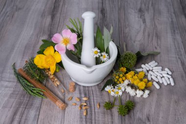 Kendi kendini iyileştirmek için bitkisel hazırlık