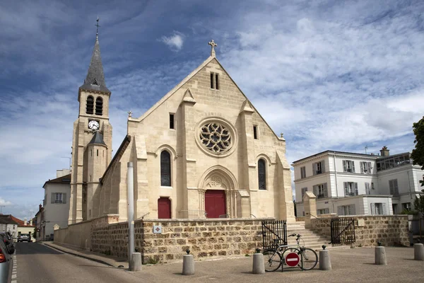 Церковь Веррире Бюиссон Xii Века Парижском Регионе — стоковое фото