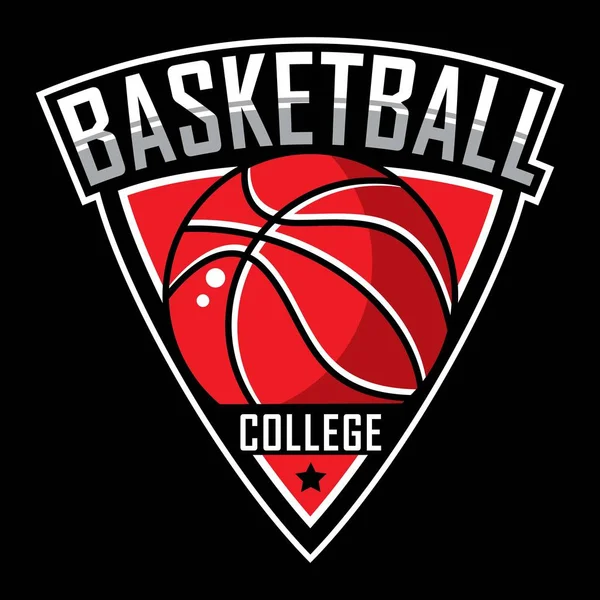 Logo basket, logo America — Vettoriale Stock