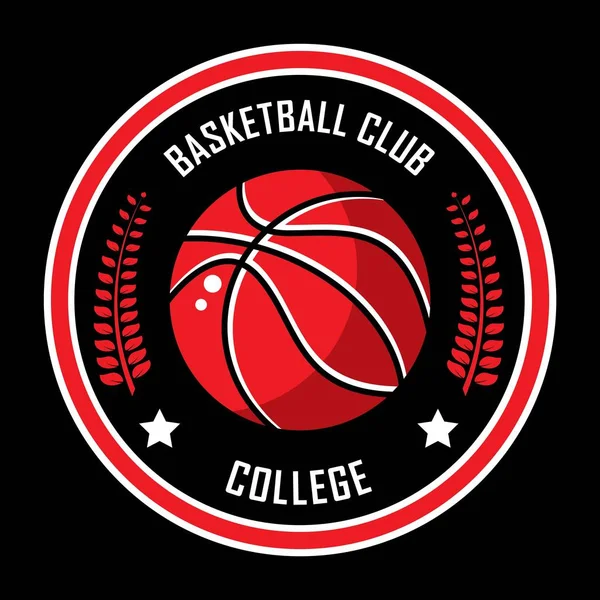 Koszykówka logo, logo Ameryki — Wektor stockowy