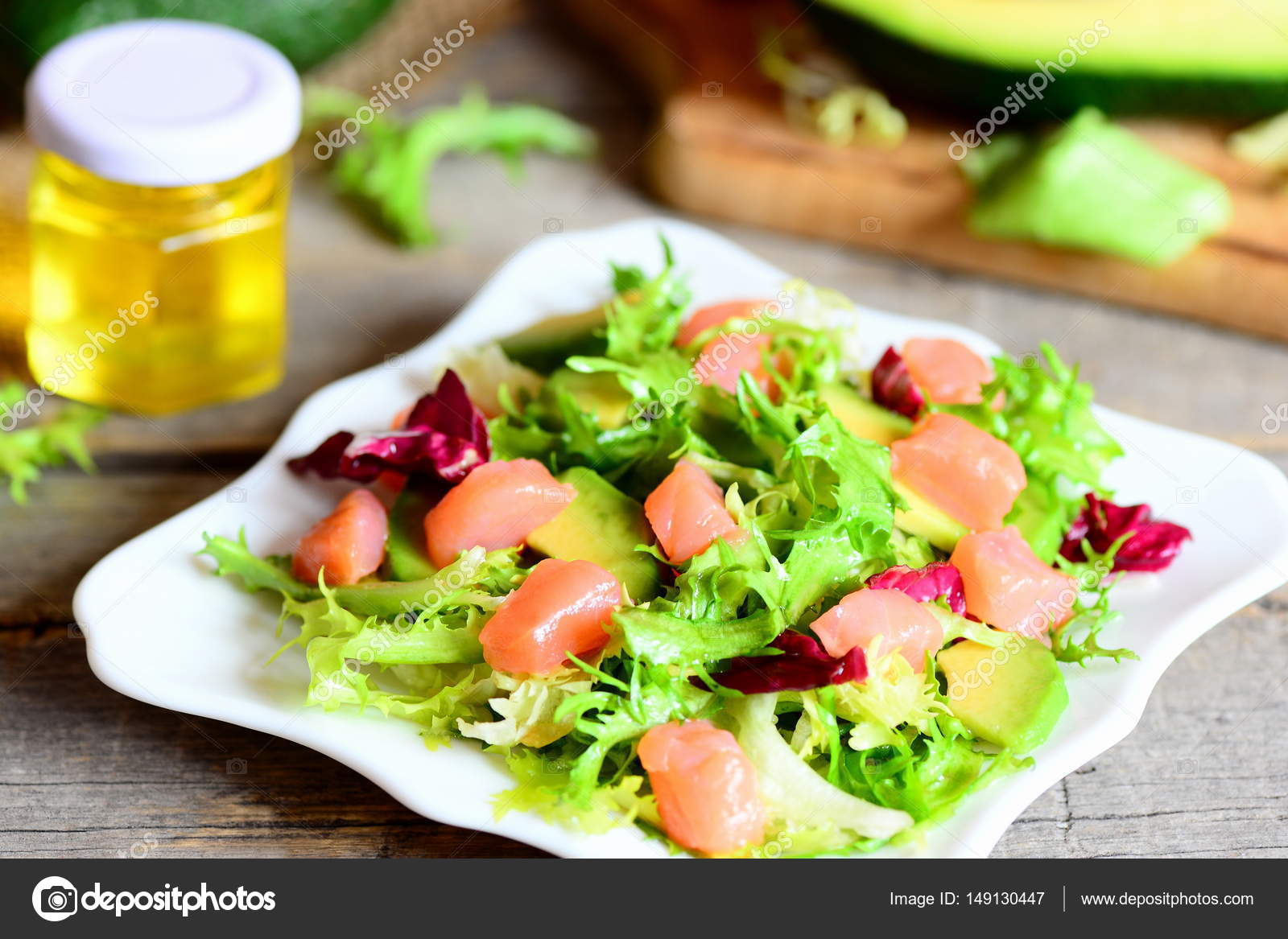 Somon ile salata: tarifi Somon ile salata: tarifi