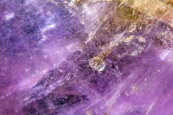 Όμορφη Κοντινό Πλάνο Του Βράχου Χαλαζία Κρύσταλλο Πολύτιμος Λίθος — Φωτογραφία Αρχείου