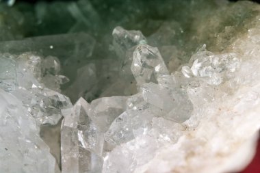 Taş Kuvars 'ın Güzel Yakın Çekimi Kristal Gemstone 