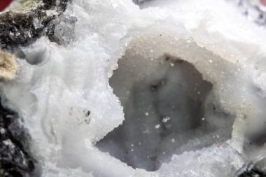 Taş Kuvars 'ın Güzel Yakın Çekimi Kristal Gemstone 