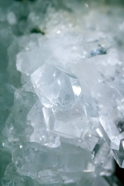 Belo Close Rock Quartz Crystal Gemstone — Fotografia de Stock