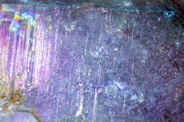 Piękne Zbliżenie Kwarcu Skalnego Crystal Gemstone — Zdjęcie stockowe
