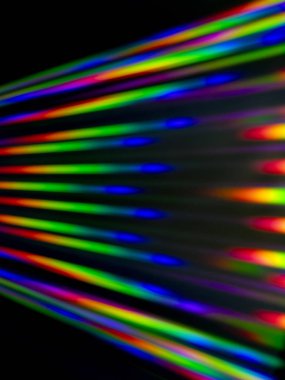 Gelecekçi Bilim Kurgu Gökkuşağı Sanal Arkaplan Kompakt Diski