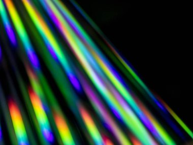 Gelecekçi Bilim Kurgu Gökkuşağı Sanal Arkaplan Kompakt Diski