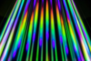 Gelecekçi Bilim Kurgu Gökkuşağı Sanal Arkaplan Kompakt Diski