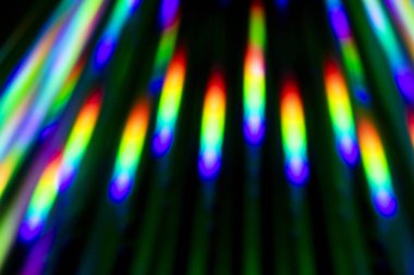 Gelecekçi Bilim Kurgu Gökkuşağı Sanal Arkaplan Kompakt Diski