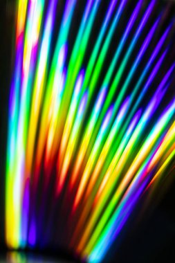 Gelecekçi Bilim Kurgu Gökkuşağı Sanal Arkaplan Kompakt Diski