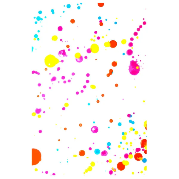 Colourful Collection Abstract Ink Paint Splatters Blobs Vector — Stock Vector