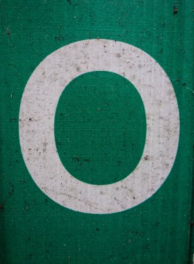 Sıkıntılı Durum Tipografisi ile Yazılan Sözcükler 0 Numarasını Buldu