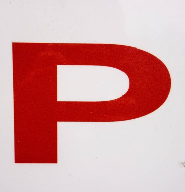 Sıkıntılı Durum Tipografisi ile Yazılan Sözcükler Bulundu P Harfi