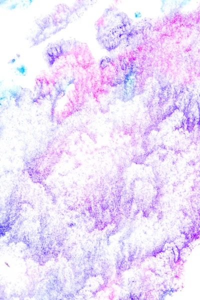 Close Multicoloured Splattered Paint Blobs White Paper Abstract Background — 스톡 사진