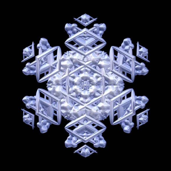 Fiocco di neve decorativo invernale — Foto Stock