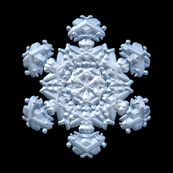 Winter decoratieve sneeuwvlok — Stockfoto