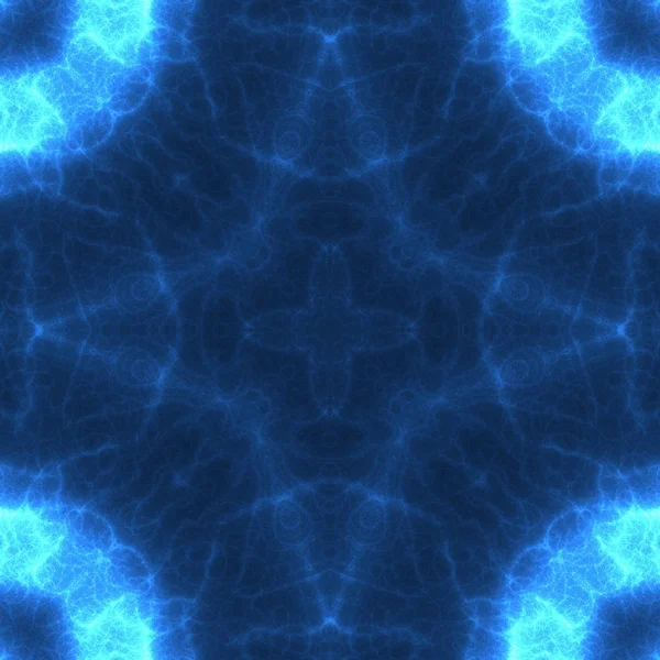 Gizemli mavi yıldız soyut geometrik — Stok fotoğraf