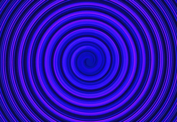 Blue abstract spiral motion circle horizontal curve pattern — ストック写真
