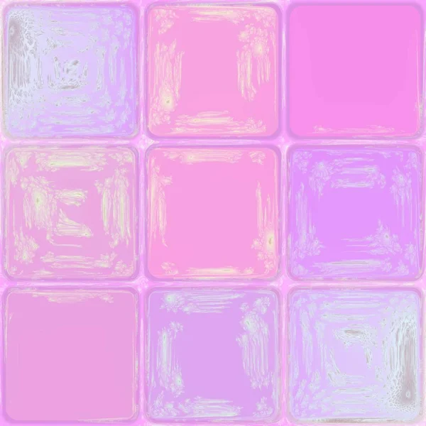 Soft pastel rosa abstrato cubos de vidro telhas de cristal fundo — Fotografia de Stock