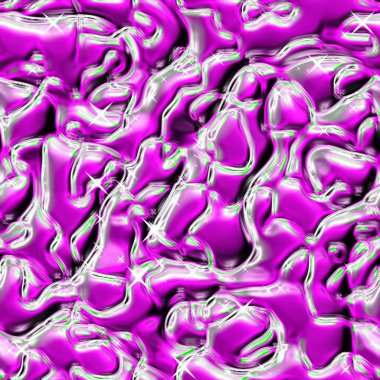 Köpüklü soyut mor ve gümüş inişli çıkışlı 3B yüzey dokusu