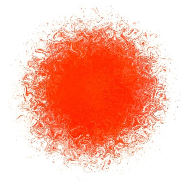 Kırmızı turuncu diffüz sıçramak düzenli küre topu — Stok fotoğraf