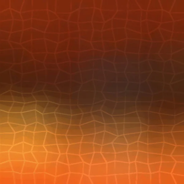 Apelsin och mörk brun gradient moderna 2d polygonal bakgrund — Stockfoto