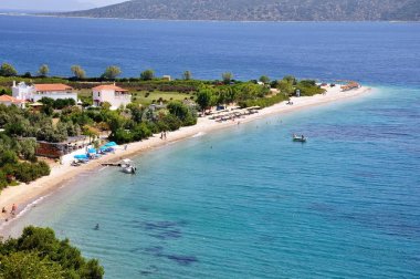 Agios Dimitrios beach Alonissos Island, Sporades, Yunanistan