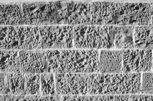 Gri veya gri tuğla duvar cephe grunge.
