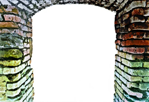 Mistik renkli ezoterik güzel eski kapı arka plan olarak kullanılan boş Merkezi ile