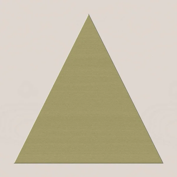 Simple gold beige triangle pyramid shape, symbol of imbalance or balance of world. Poor and rich, illuminati and others.