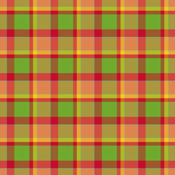 Grünes und rotes Tartan-Vintage-Tischtuchmuster — Stockfoto