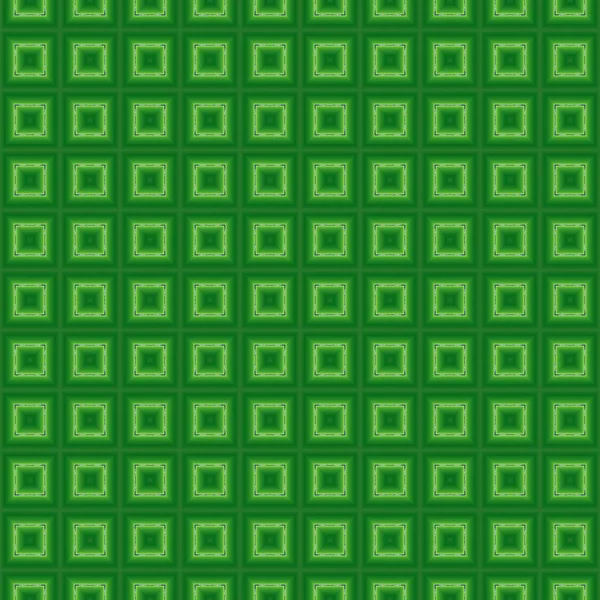Čerstvé zelené krychlové kostky mnohoúhelník retro vzor tapety — Stock fotografie