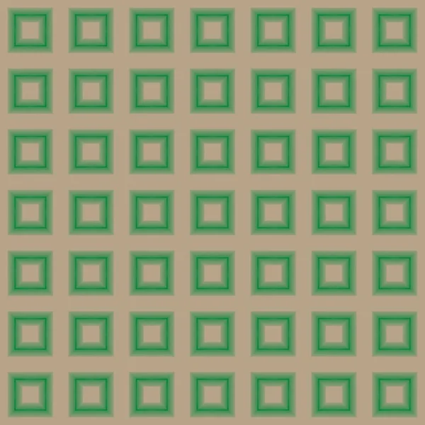 Μπεζ και πράσινες διακοσμητικό μοτίβο σχεδιασμός καθιστούν απρόσκοπτη ταπετσαρία — Φωτογραφία Αρχείου