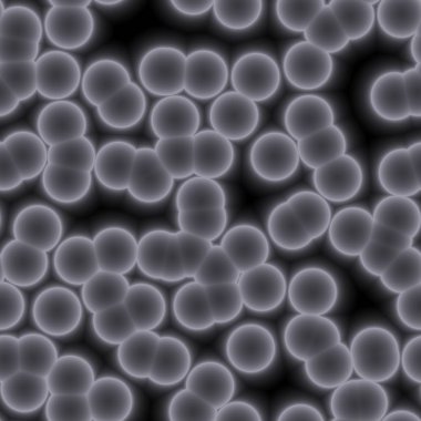 Siyah ve beyaz sorunsuz doku tasarım hücreleri