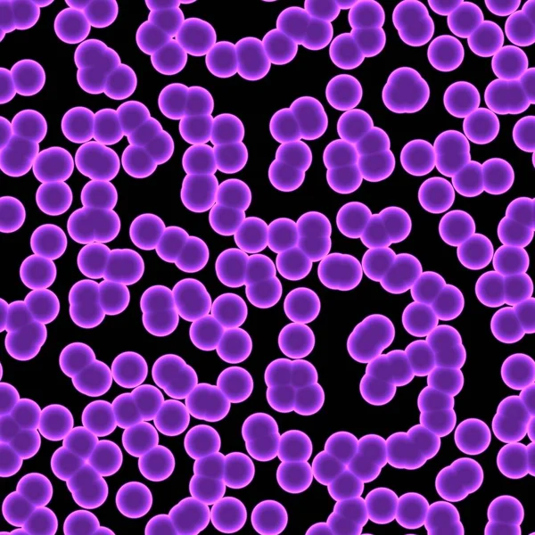 Glow brillante tessuto di cellule viola generato modello senza soluzione di continuità — Foto Stock